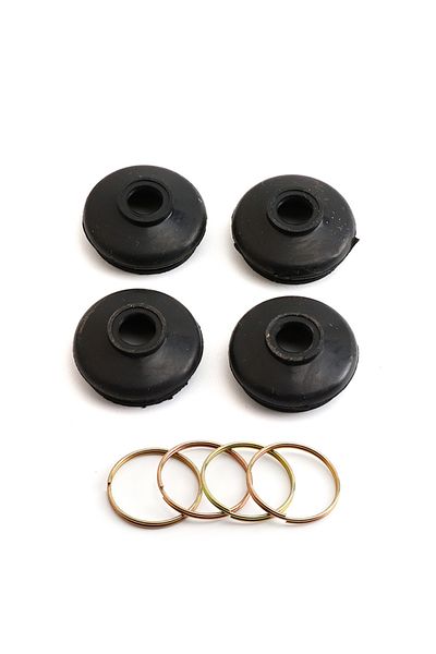 Choice 4 pcs Turn Tie Rod End Ball Joint Dust Protection Rubber Cover With Snap Ring For Chinese ATV Go Kar
