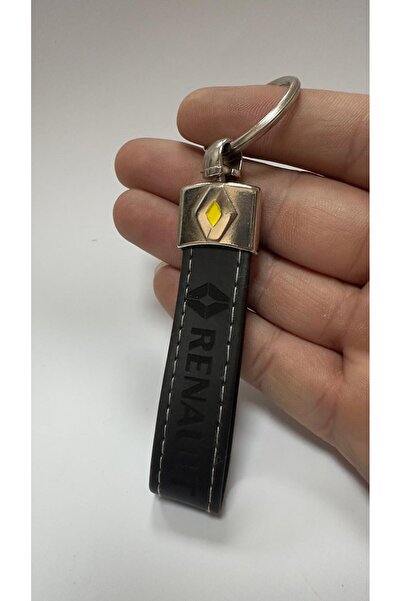 STİLİX GARAGE Breloc compatibil cu Renault și cu logo (NEGRU)