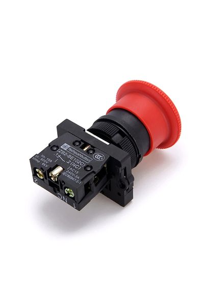 Choice As shown Industrial Starter Emergency Stop Switch Screw Terminal Constant Close Push Button Switches