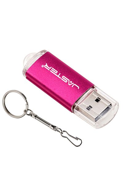 JASTER 8gb Pink New Creative With Key Chain Usb 2.0 Flash Drive 128gb 64gb 32gb 16gb 8gb 4gb 128mb P