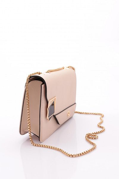 DGN Beige Women's Square Bag with Handle Chain Model: 11282361235102