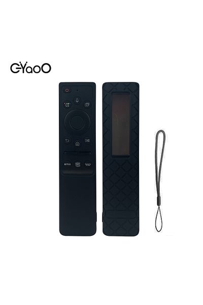 Choice غطاء أسود من السيليكون بدون جهاز تحكم عن بعد لتلفزيون سامسونج الشمسي Bn59 Series Bn59-01357 B