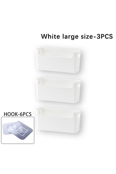 Choice Large-3PCS-Hook-6PCS Cabinet Door Organiser Multifunctional Desktop Storage Box No Punch Wall Organi