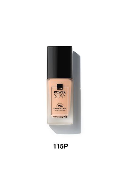 AVON Ten Power Stay 24-Hour Foundation, 115P Pale Pink