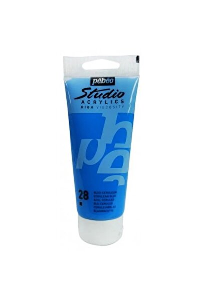 Pebeo Studio Akrilik Boya 100ml - 28 Cerulean Blue