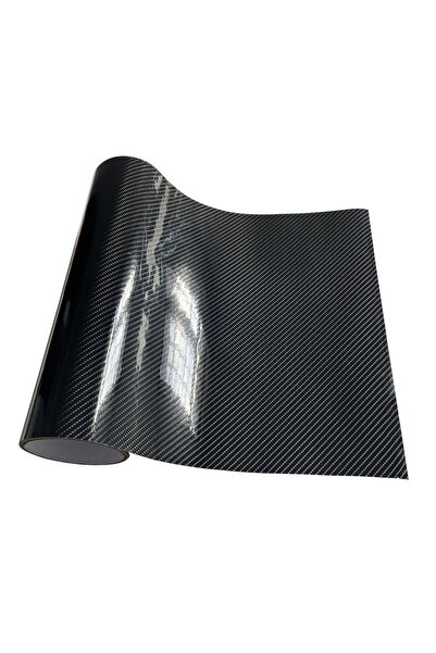 Choice 30 سم × 150 سم 6D كربون أسود 3D ألياف كربون فيلم لف ذاتي اللصق أسود لا...