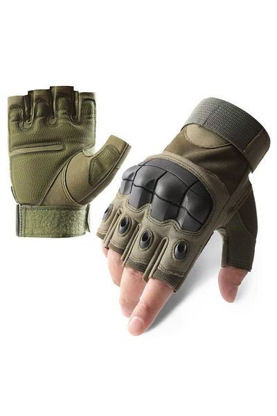 Choice M Green-1 Tactical Gloves Shooting Gloves Touch Design Fitness Protection Sports Motorcycle Hunting