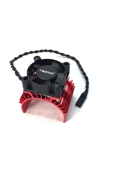 YSIDO Red YSIDO RC Car 540 550 3650 3660 3665 Brushless Electric Motor Cover HeatSink Cooling Fan for Wlto
