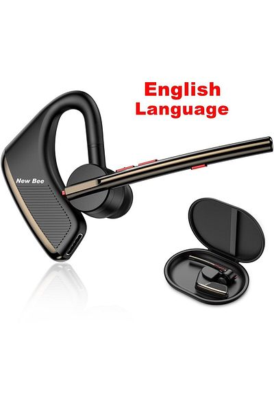 Choice M50-en-gun New Bee M50 Bluetooth Headset Earphones 24 Hrs Talk Time 5.2 Wireless Headphones With Dua