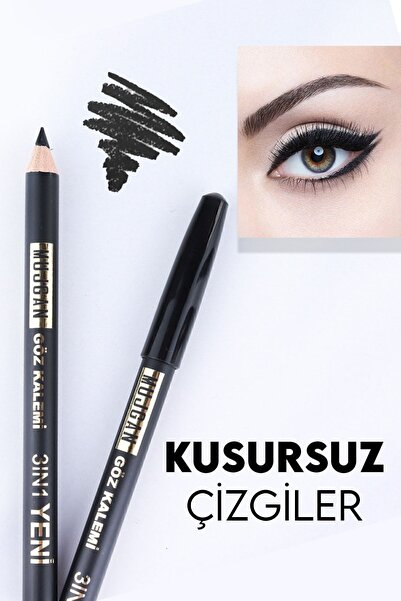 MUJGAN Mt 3 In 1 Suya Dayanıklı Maskara & Kalem & Eyeliner Seti
