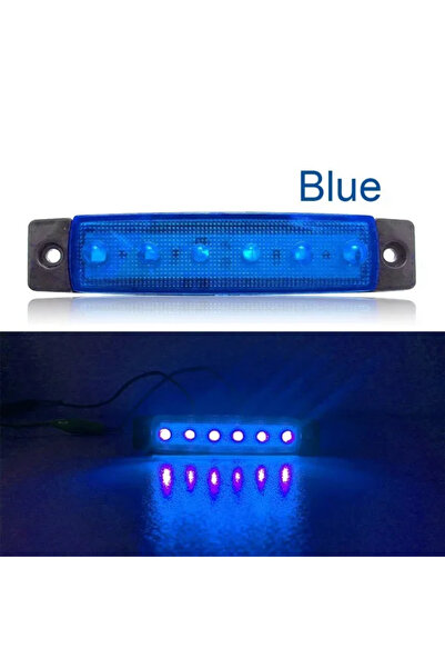 Choice 10pcs blue 10PCS 12V-24V Led Side Marker Indicator Car Lights Front Re...
