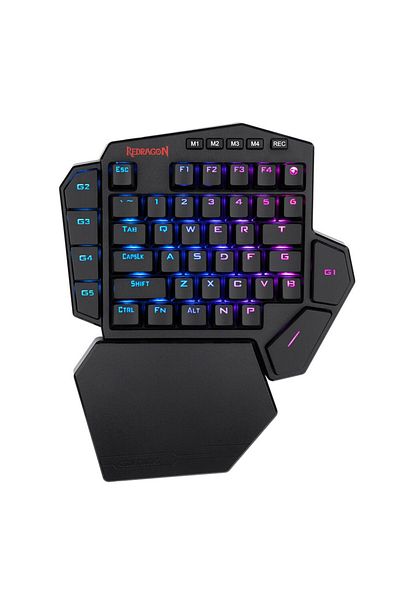 Choice لوحة مفاتيح ميكانيكية لاسلكية K585RGB-KS من Green Shaft من REDRAGON DITI ELITE K585 RGB بـ 42 مفتاحًا بتردد 2.4 جيجاهرتز وباستخدام يد واحدة