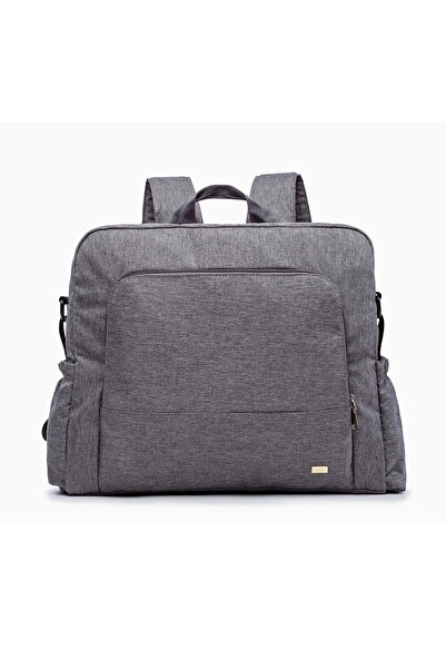 Choice حقيبة حفاضات سوبوبا الصلبة ذات اللون الرمادي الداكن، حقيبة ظهر للحفاضا...