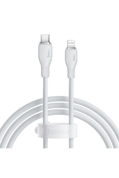 Baseus 1.2 m White Baseus TPE 20W USB C Cable For IPhone 14 13 12 11 Pro Max XS Fast Charging Cable Type C