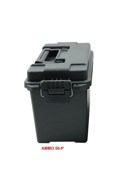 Choice AMMO 50-P Green Plastic Ammo Box Weapons Safe Storage Ammo Can Lightweight High Strength Ammo Access