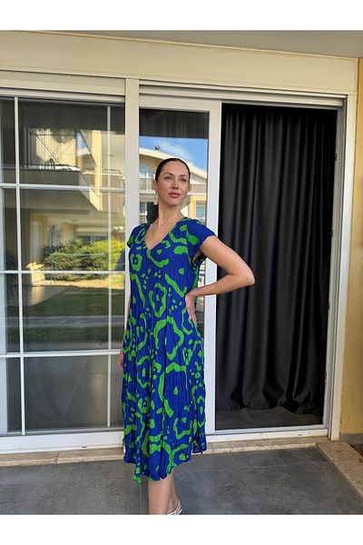 Lunaberry Rochie Bohemian Vintage Swimwear pentru femei Eid 38-46 MĂRIME UNICA Vârste de vară Patchwork din viscoză