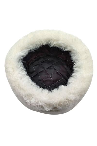 AXE SPORTSWEAR Russian Slavic Pullover Hat with Lined Faux Fur - Mongolian Eskimo Style Plush Heart