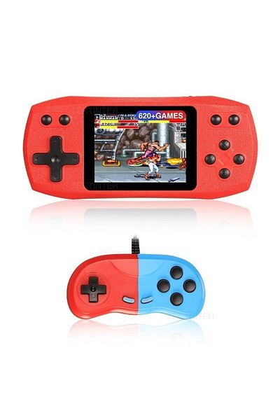 Choice Red with Gamepad Retro Video Game Console Built in 620 Classic Games Portable Handheld Game Player R
