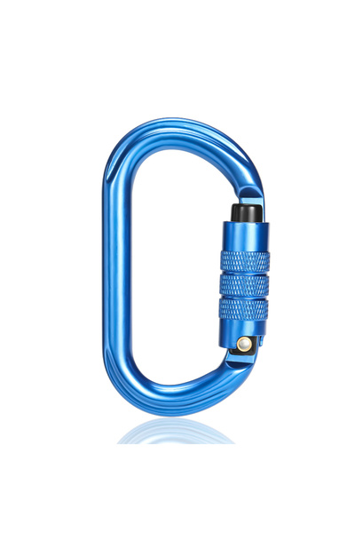 Choice 7108TN-Blue CLIWIZ العلامة التجارية 25KN قفل أمان تلقائي حلقة تسلق احت...