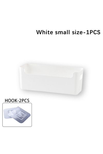 Choice Small-1PCS-Hook-2PCS Cabinet Door Organiser Multifunctional Desktop Storage Box No Punch Wall Organi