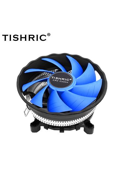 TISHRIC NO RGB Blue Blue TISHRIC Cooling CPU Cooler Fan PWM 3 Pin Computer Case Fan Intel For Intel LGA 1150