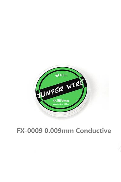 Choice FX-0009 0.009 مم 2UUL 0.01 0.02 0.009 مم 100 متر سلك توصيل فائق الدقة عازل/موصل لإصبع الهاتف
