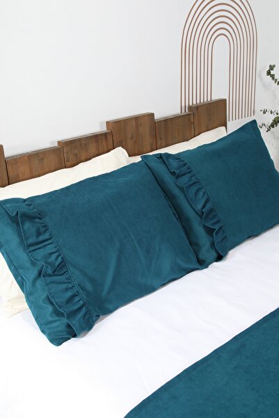 cotton maison Poly Bed Runner Set Frilly 80X240 cm