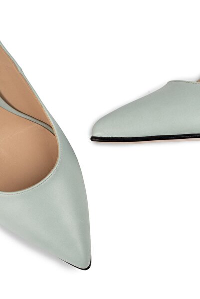 Deery Mavi Kadın  Klasik Topuklu Ayakkabı 02029ZMVIM01