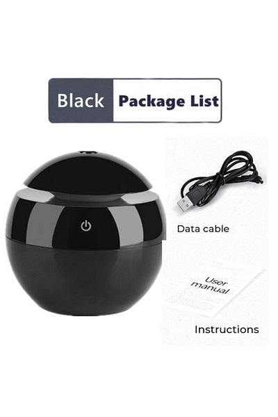 Choice black Mini Humidifier Usb Aromatherapy Machine Car Mounted Air Purifier Indoor Facial Hydration Nigh
