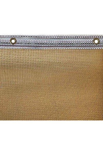 CİLDAM SARACİYE Gölgelik File 3 Metre X 9 Metre 300GR/M2 %95'lik Gölgelik KremFile Özel Kolon Dikimli Kuşgözü
