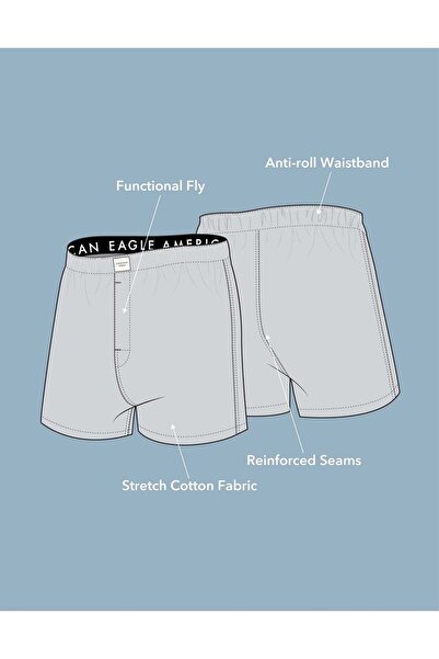 AMERICAN EAGLE AEO Men's Stretch Boxer Short