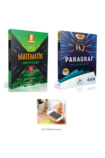 paraf yayınları 9. SINIF PARAF  MATEMATİK +  Tyt Iq Paragraf Soru Kütüphanesi...