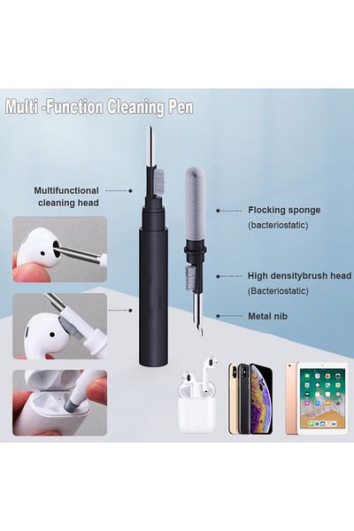DIXSG Black Bluetooth Earphones Cleaning Pen For Airpods Pro 3 2 1 Cleaner Kit Brush For Wireless Headphon