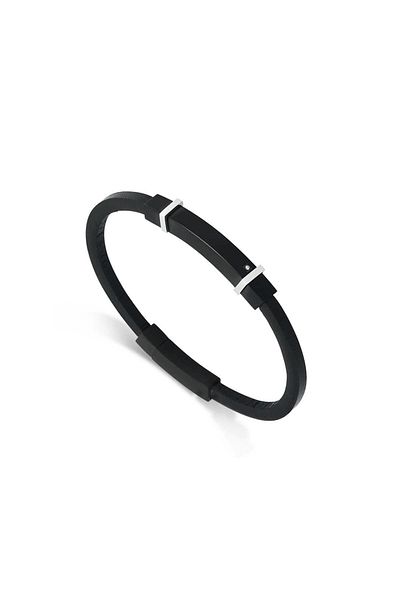 Necati Gün Ars015 Men's Leather Steel Bracelet