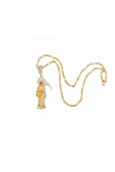 Choice قلادة سانتا مويرتي سانتا مويرتي سلسلة فيجارو قلادة سانتيسما مويرتي/حلي...