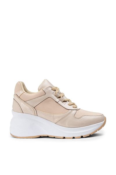 Deery Μπεζ Sneaker Γυναικεία Παπούτσια