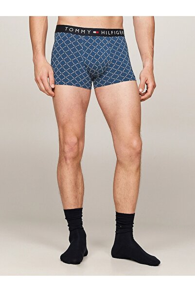Tommy Hilfiger Set bărbați de boxeri a șosete albastre Tommy hilfiger