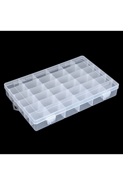 Choice علبة تخزين بلاستيكية مكونة من 36 شبكة مع مقسمات قابلة للتعديل للخرز