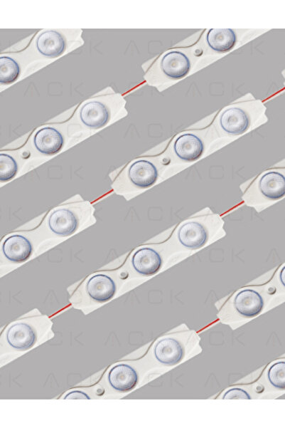 ACK 10 ADET Üçlü LED Modül ACK 3000 K Günışığı ( Parmak Led )
