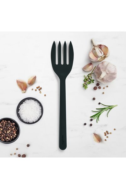 Greenpan شوكة سيليكون سوداء |   سيليكون بلاتيني |   خالي من مادة BPA |   200 ° مقاوم للحرارة |
