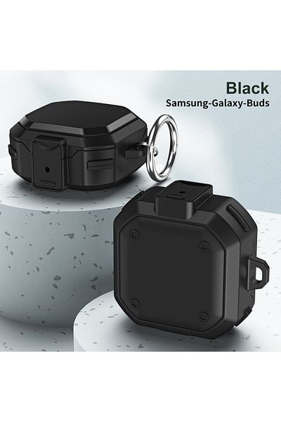 Choice Black Mechanical Switch Protective Case Cover For Samsung Galaxy Buds 2 Live Pro / Pro 2 Earphone Lo