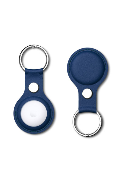 Choice Blue Vothoon PU Leather Case for Apple Airtag Protective Case Cover for Apple Locator Tracker Anti l