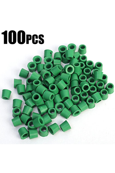 Choice 100pcs Green Air Conditioning 100/50pcs 1/4'' Charging Hose 1/4'' Valve Gasket Manifold Repair Seal
