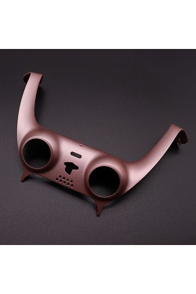 Choice G Carcasa central delantera para mando de PS5, cubierta de piel para mando, tira decorativa,