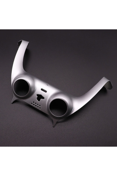 Choice F Carcasa central delantera para mando de PS5, cubierta de piel para mando, tira decorativa,