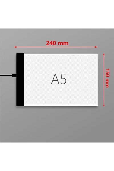 Choice A5 A4/A5 LED Drawing Copying Table Children Drawing Board Transparent Copying Table 3 level Adjustab