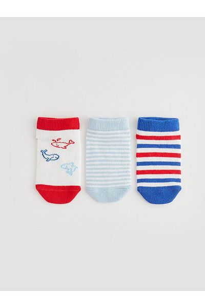 LC Waikiki Baby Boy Booties Socks 3-Piece (S3)