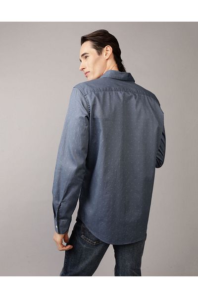 AMERICAN EAGLE AE Slim Fit Everyday Plaid Button-Up Shirt