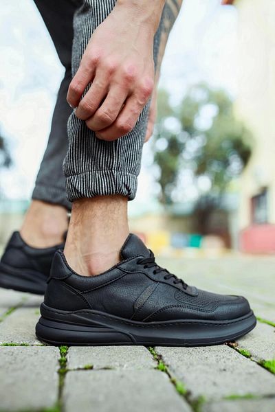 TB Terzi Bey Terzi Bey Casual Shoes 707 Black (Black Sole)