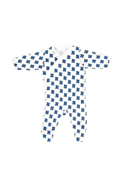Sevi Bebe Desenli Prematüre Pijama Tulumu 6945